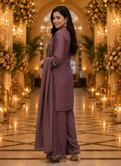 
                            Simplistic Palazzo Salwar Kameez For Party