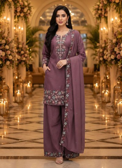 Simplistic Palazzo Salwar Kameez For Party