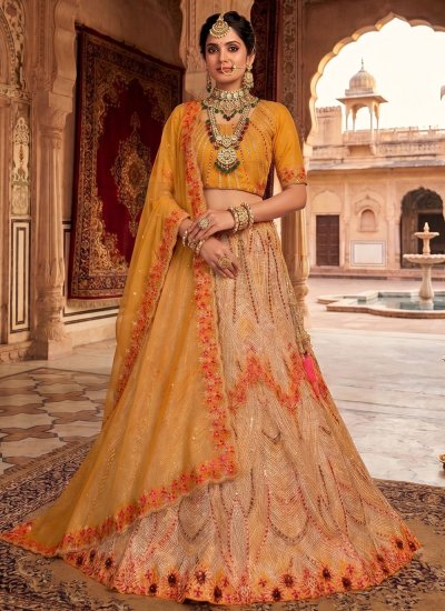 Snazzy Organza Trendy Lehenga Choli