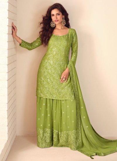 Sorcerous Green Salwar Kameez