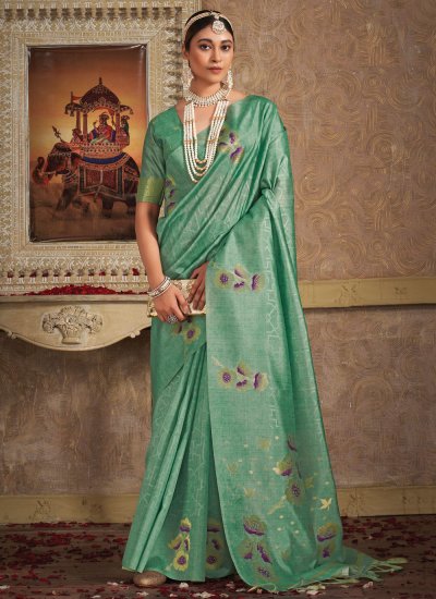 Sorcerous Weaving Festival Trendy Saree