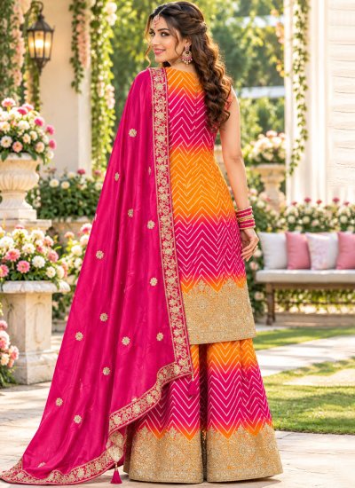 
                            Suave Embroidered Palazzo Salwar Kameez