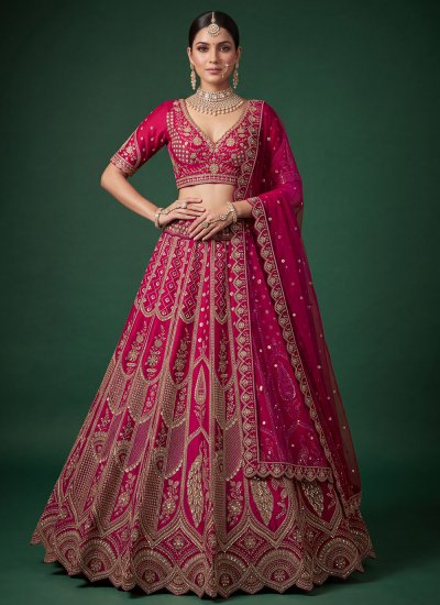 Swanky Rani Beads Silk Lehenga Choli