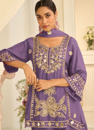 
                            Tiptop Silk Palazzo Salwar Kameez