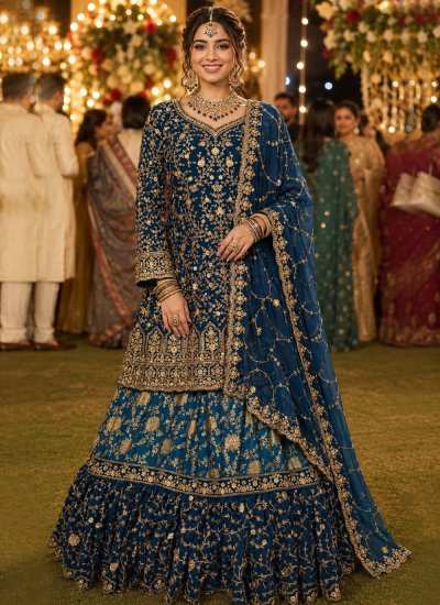Topnotch Sequins Sangeet Lehenga Choli