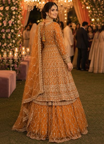 
                            Trendy Tissue Readymade Lehenga Choli