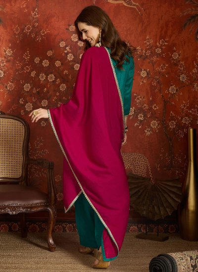 
                            Turquoise Color Readymade Salwar Kameez