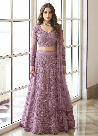 Urbane Embroidered Net Trendy Lehenga Choli