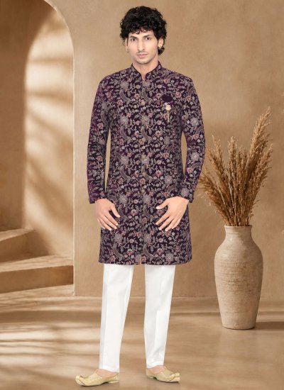 Velvet Wine Indo Western