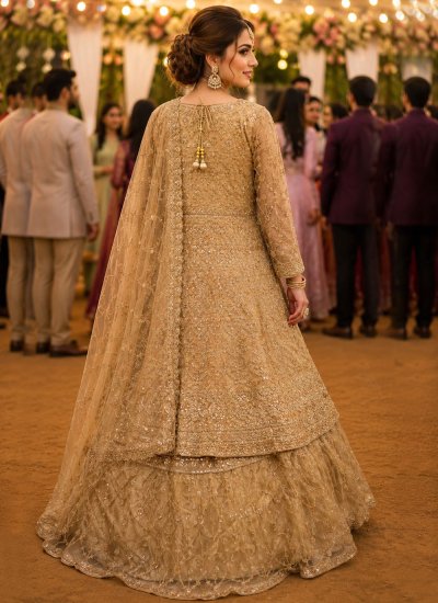
                            Viscose Lehenga Choli in Beige Colour