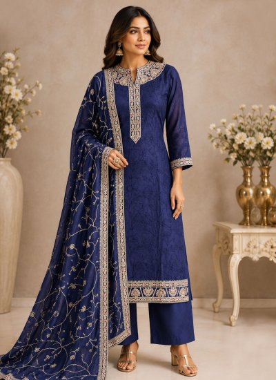 Voguish Blue Salwar Kameez