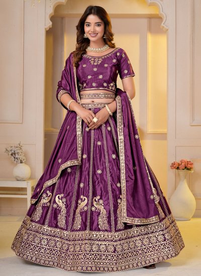 Wine Color Lehenga Choli