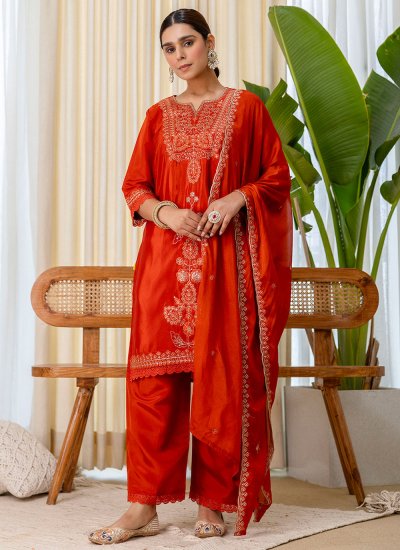 Zesty Embroidered Party Salwar Kameez